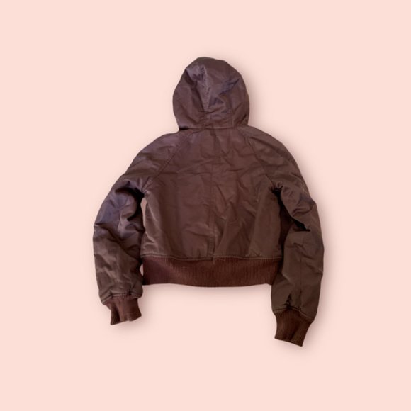 Aeropostale womens parka size M pre-owned - Picture 2 of 3